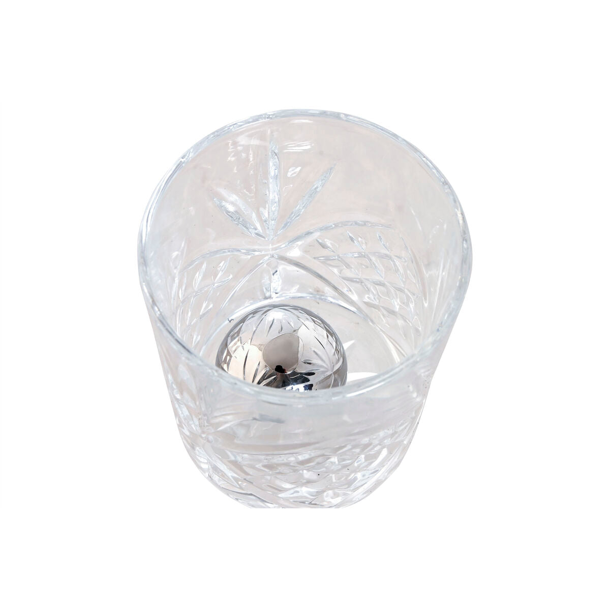 Whisky Set Home ESPRIT Natural Bamboo Crystal-2