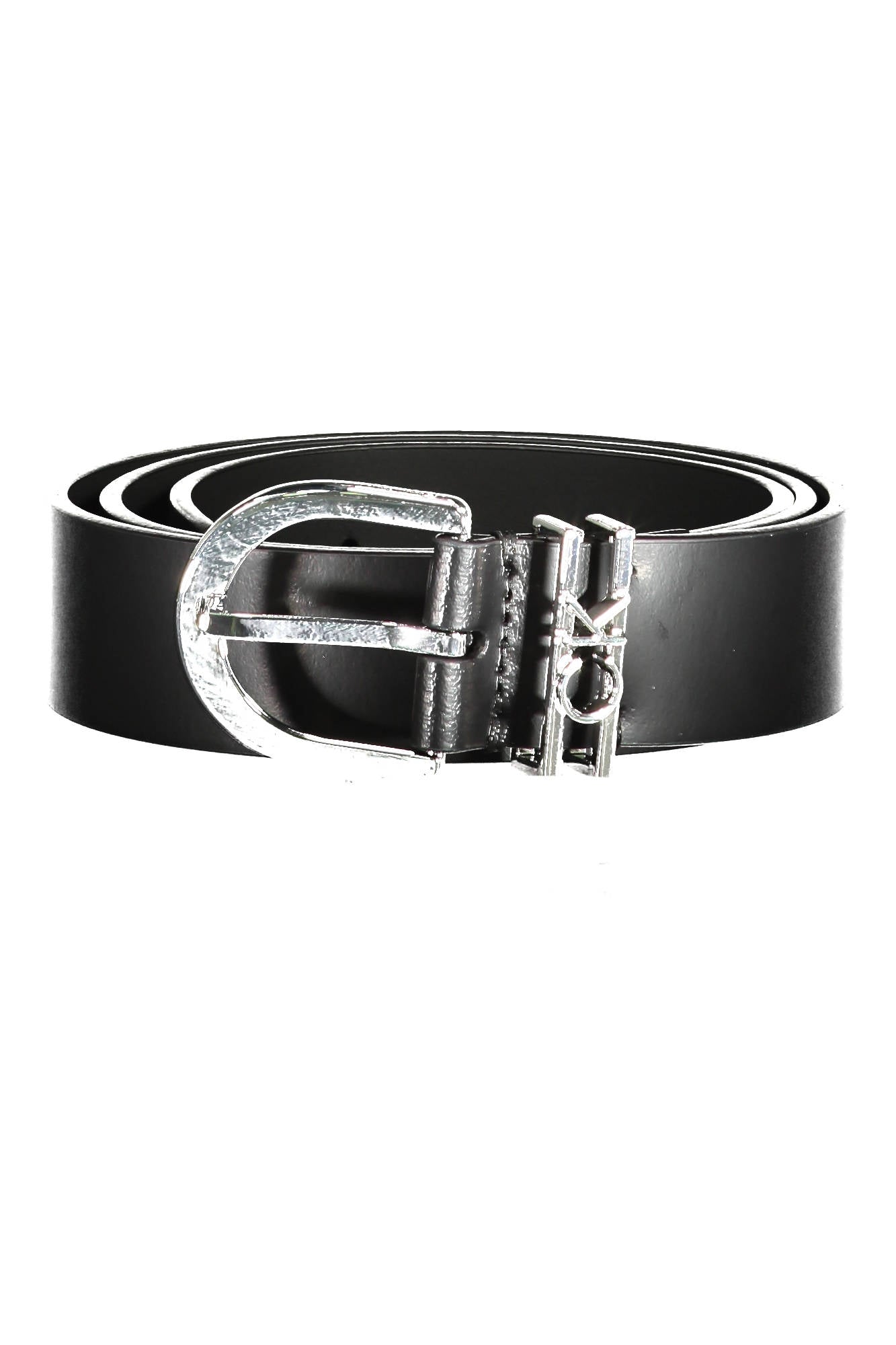 CALVIN KLEIN WOMEN'S LEATHER BELT BLACK-0